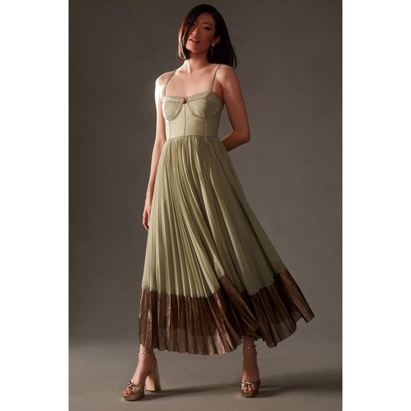 Anthropologie x Verb by Pallavi Singhee Embellished Bustier Corset Dress - Picture 2 of 6